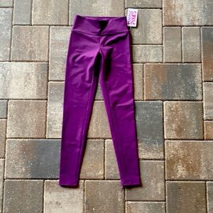 Purple Pixies Back to Basics leggings. Adult small (2/4) Eggplant. NWT
